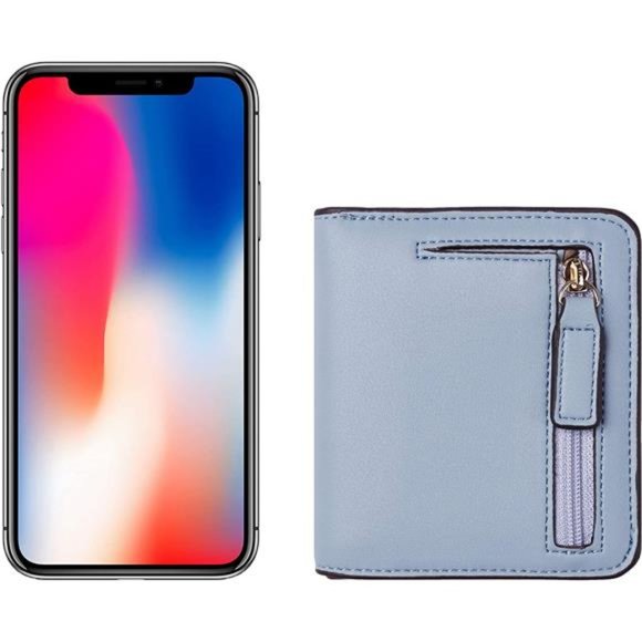 Womens Rfid Blocking Small Compact Bifold Luxury Genuine Leather Pocket Wallet - Picture 4 of 6